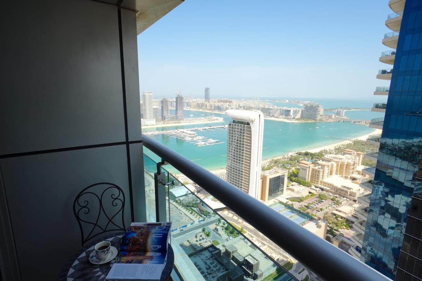 Sea & Palm View Elegant 1 Bedroom Apartment Дубай Экстерьер фото